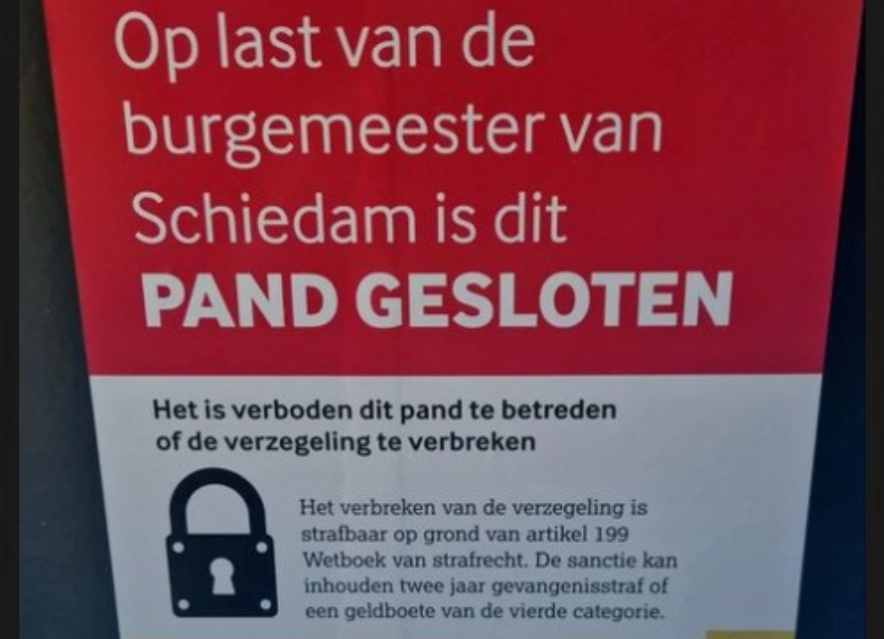 Gesloten woning tijdelijk geopend
